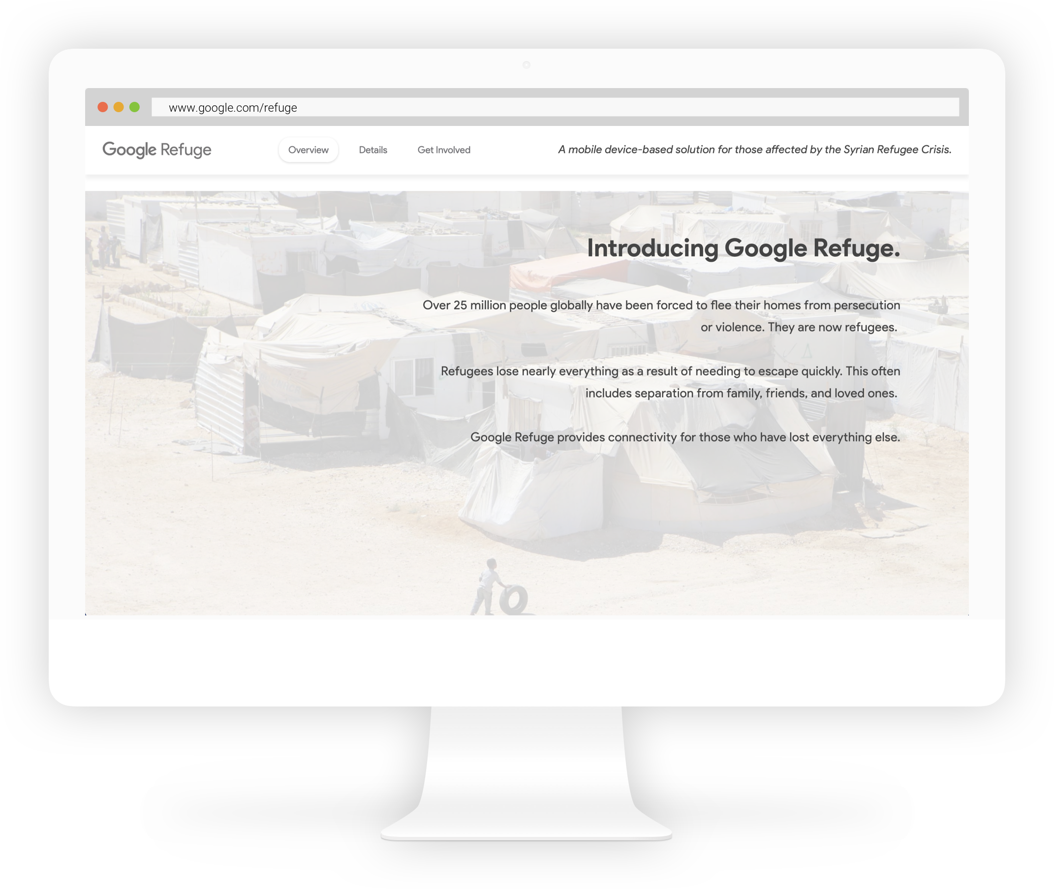 The Google Refuge website